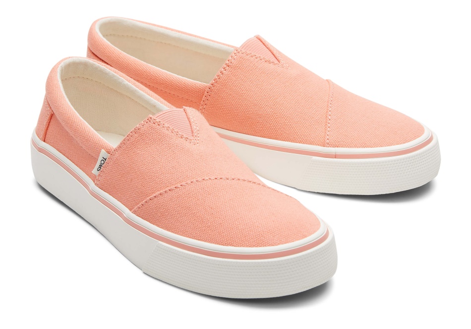 Toms Fenix Slip On Peach Pink