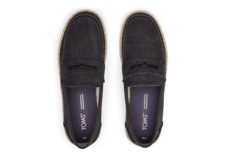 Toms Stanford Rope Black