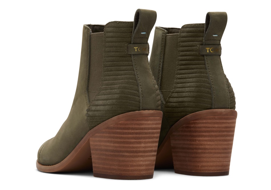 Toms Everly Bootie Tarmac Olive