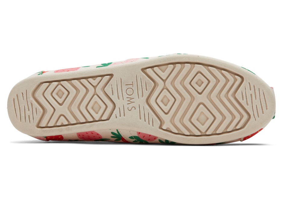 Toms Alpargata Strawberries Birch Strawberry