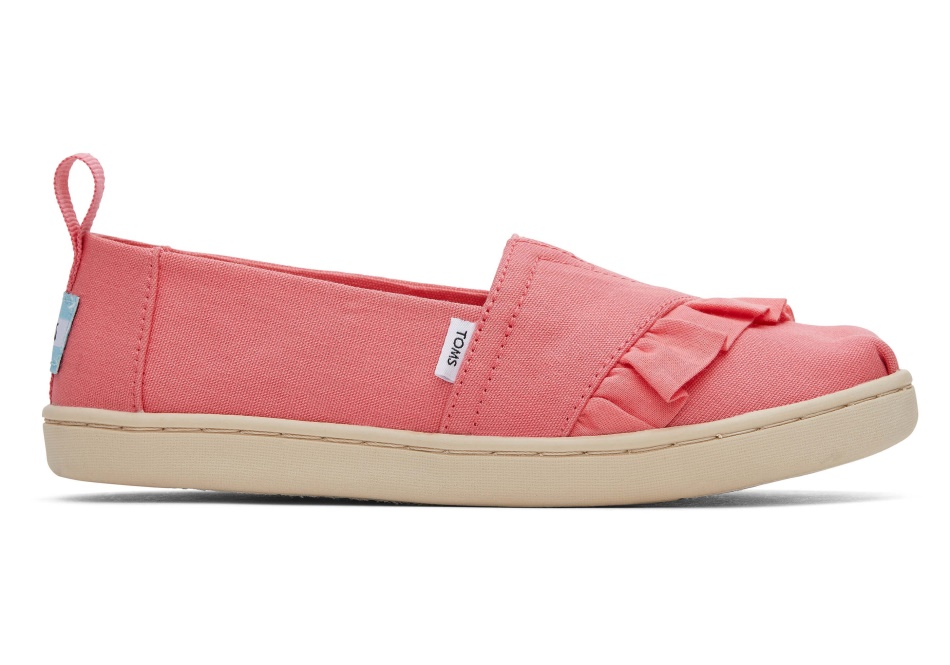 Toms Youth Alpargata Ruffle Rose