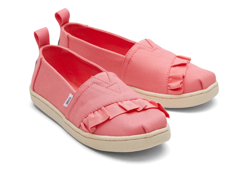 Toms Youth Alpargata Ruffle Rose
