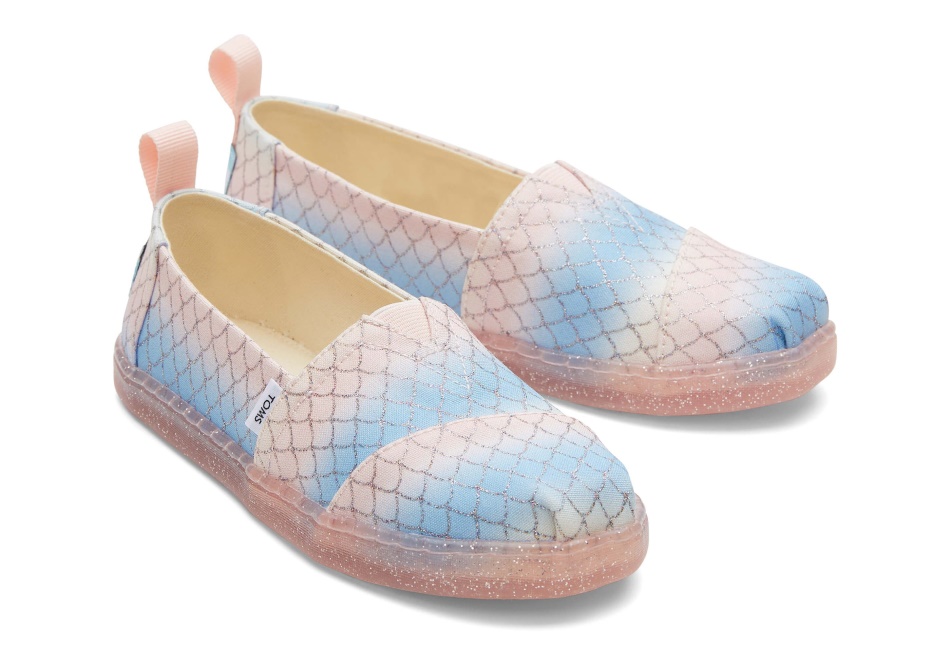 Toms Youth Alpargata Mermaid Pink Multi