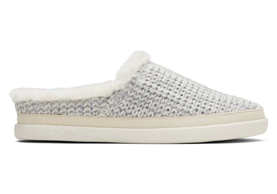 Toms Sage Slipper White