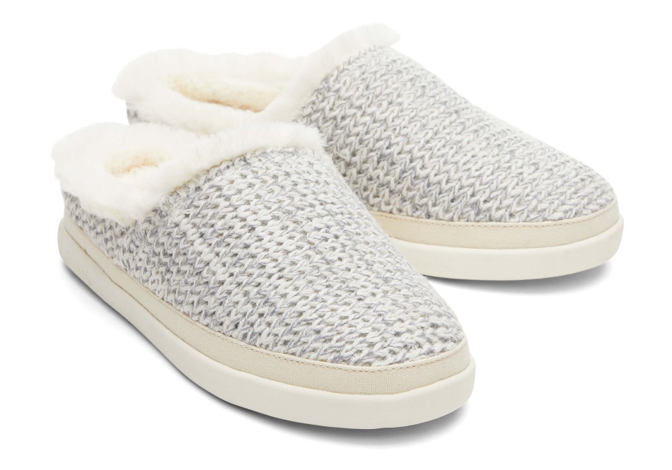 Toms Sage Slipper White