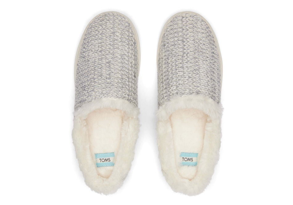 Toms Sage Slipper White