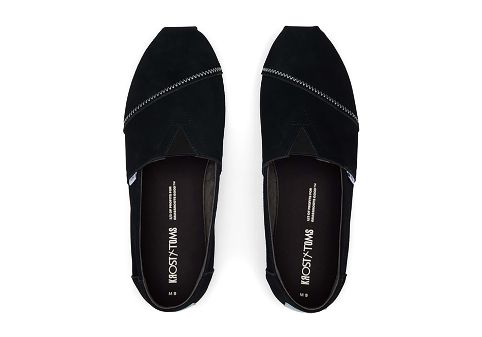 Toms Toms X Krost Alpargata Suede Black