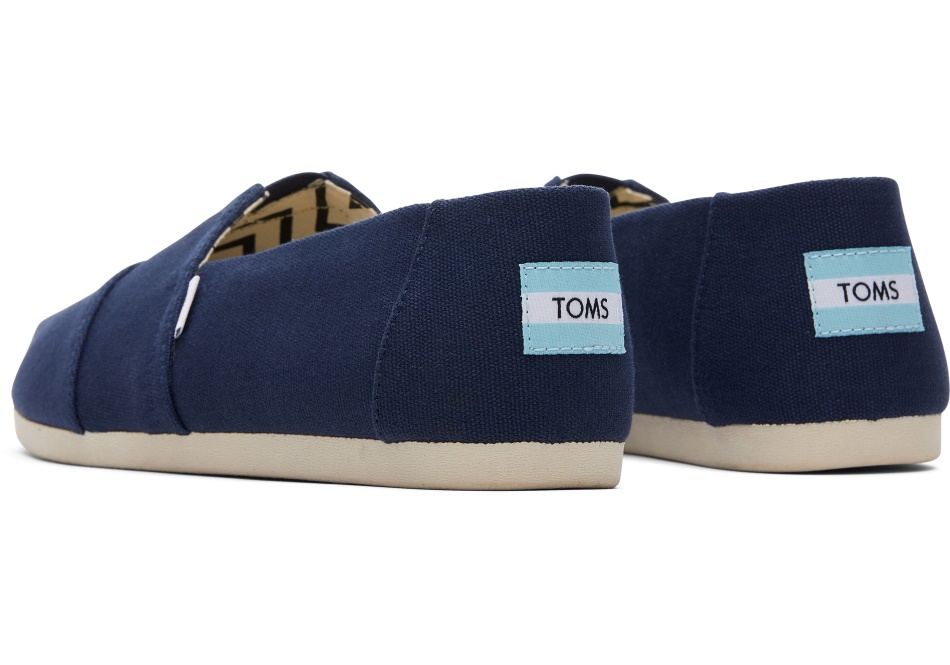 Alpargata Recycled Cotton Canvas Toms Navy