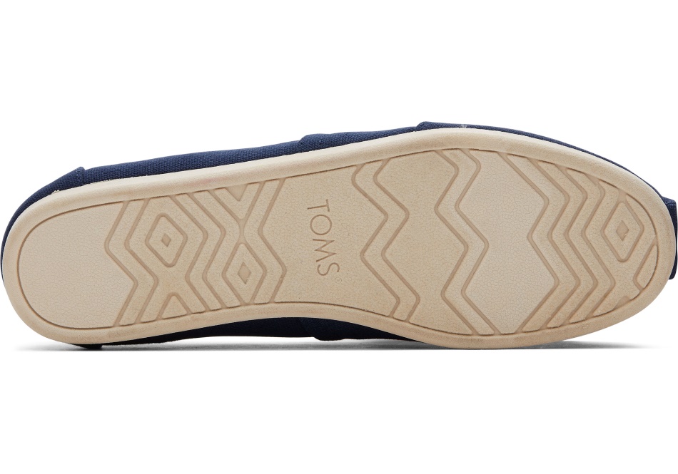 Alpargata Recycled Cotton Canvas Toms Navy