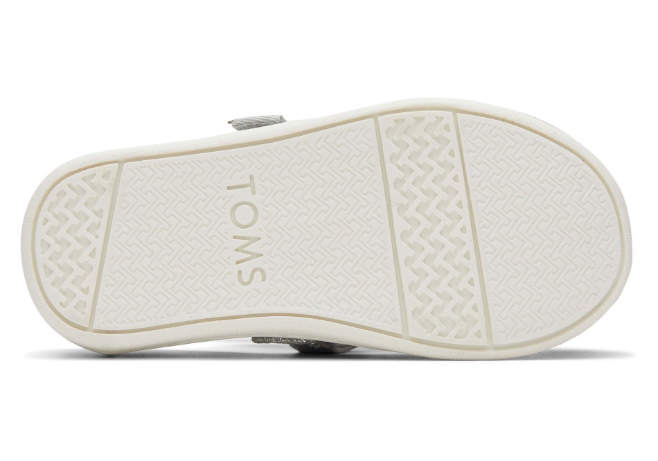 Toms Tiny Mary Jane Silver Iridescent