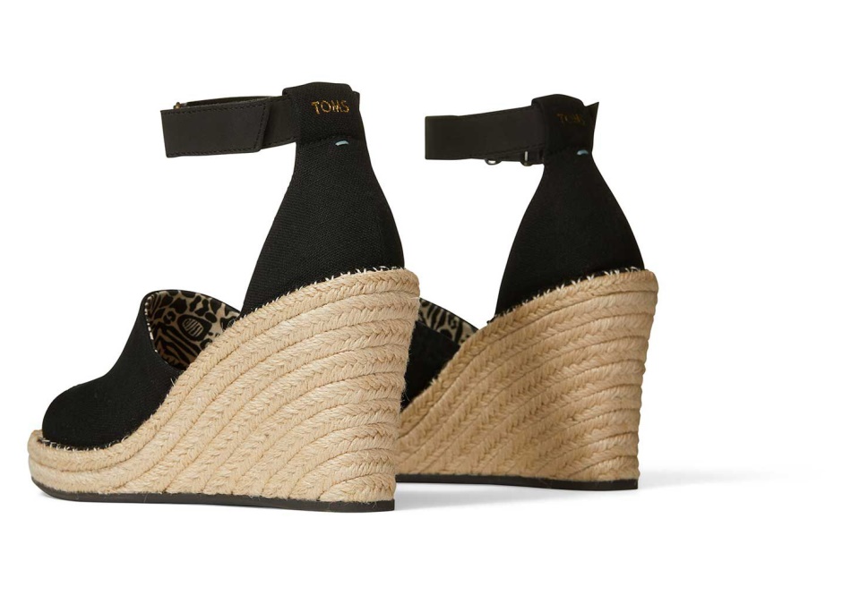 Toms Marisol Wedge Heel Black