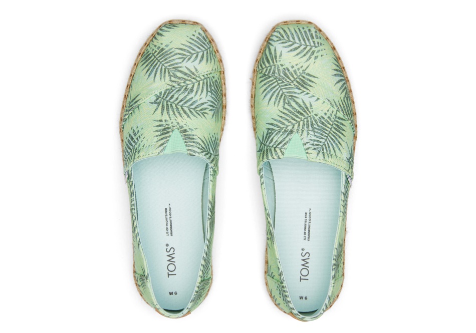 Toms Espadrille Alpargata Green Palm