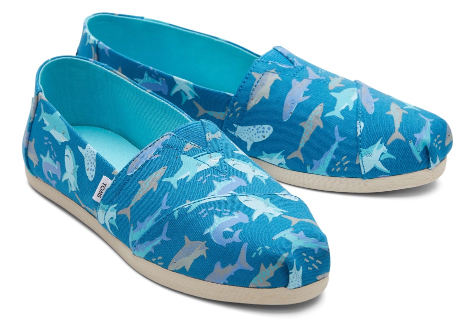 Toms Alpargata Sharks Deep Blue Sharks