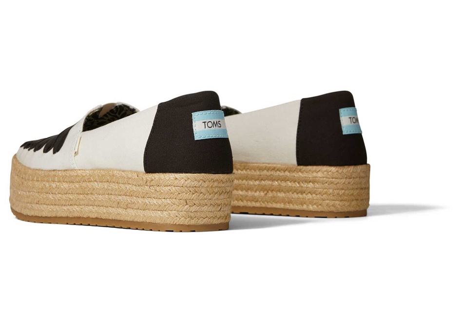 Toms Valencia Platform Espadrille Natural