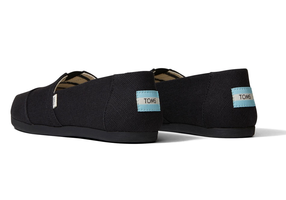 Toms Heritage Alpargata Black On Black