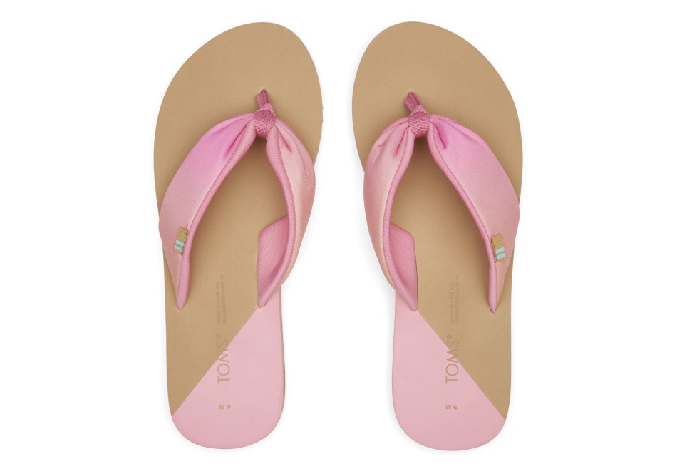 Toms Piper Flip Flop Repreve Pink Ombre