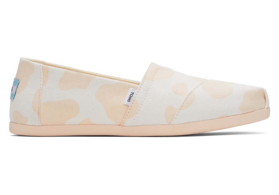 Toms Alpargata Cow Cow Print Light Peach