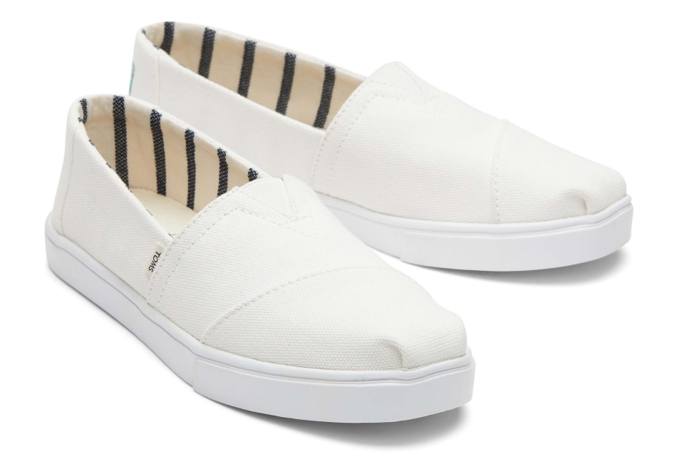 Toms Cupsole Alpargata White