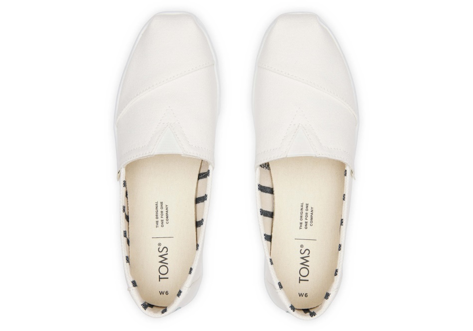 Toms Cupsole Alpargata White