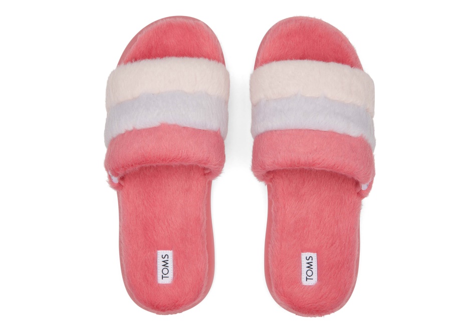 Toms Mallow Slide Rose Colorblock