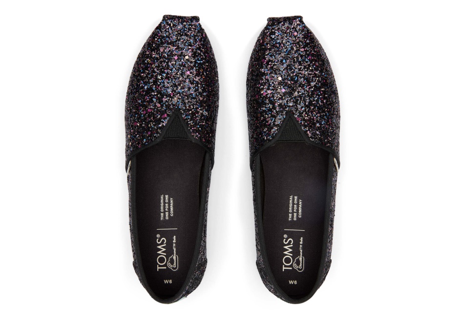 Toms Alpargata Glitter Black