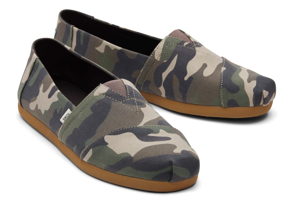 Toms Alpargata Woodland Camo Green