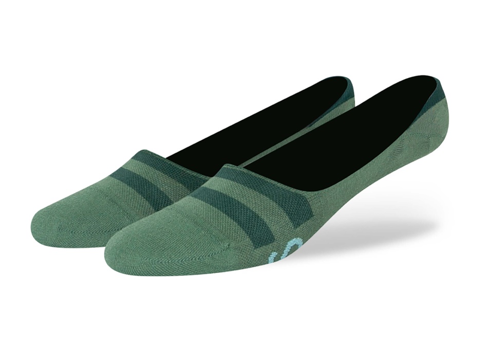 Toms Ultimate No Show Socks Green Green