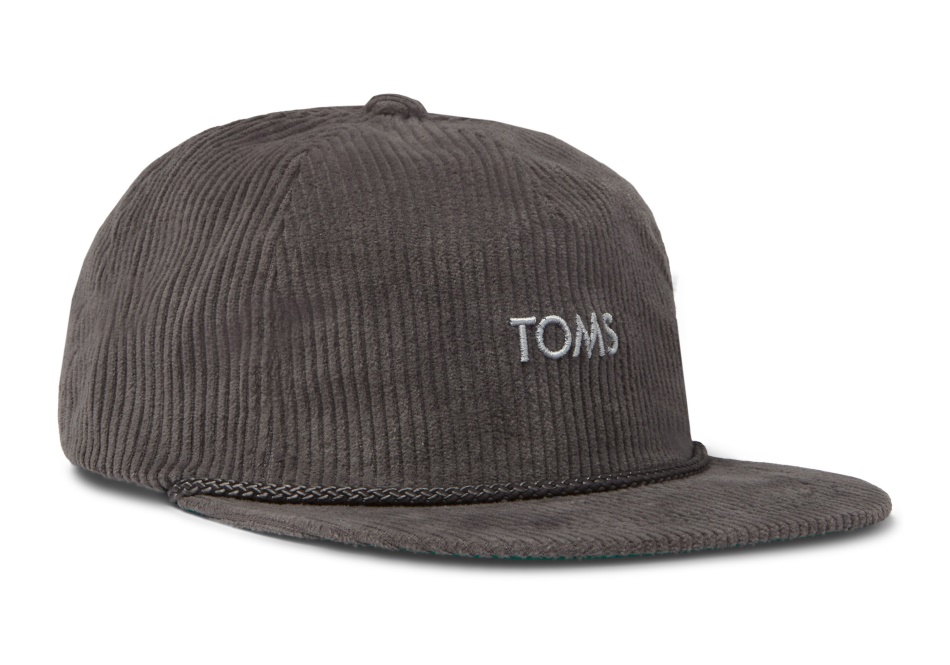 Toms Toms Corduroy Hat Charcoal