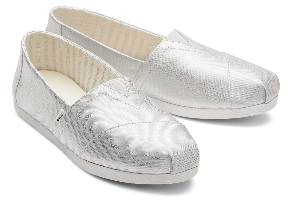 Toms Alpargata Glimmer Silver