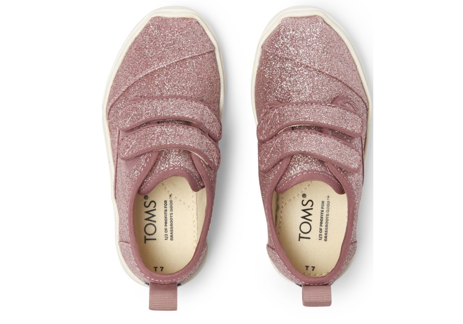 Toms Tiny Cordones Sneaker Pink