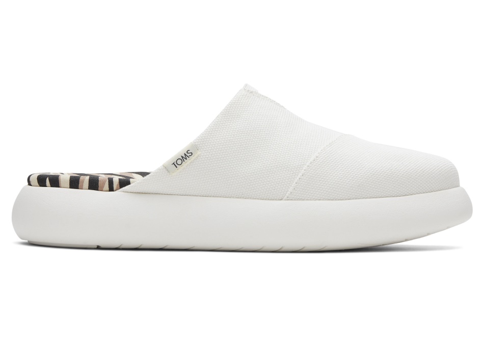 Toms Mallow Mule White