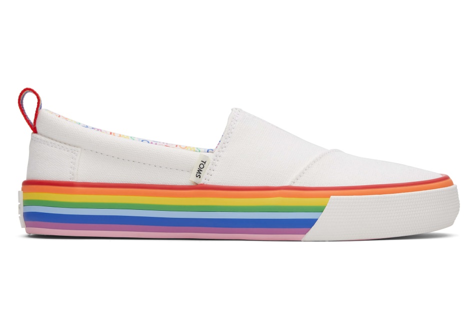 Toms Unity Pride Fenix Multi White