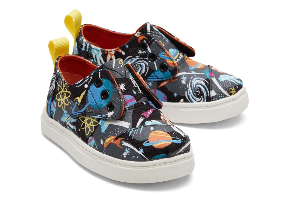 Toms Tiny Cordones Sneaker Dark Galaxy