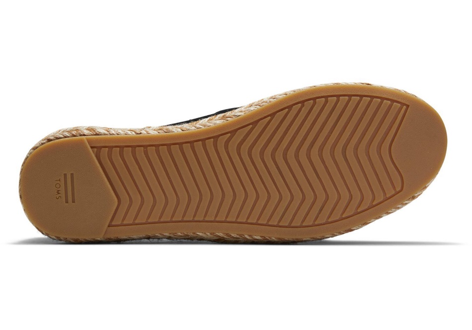 Toms Pismo Espadrille Black