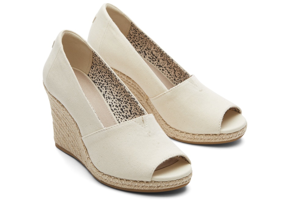 Toms Michelle Wedge Heel Natural