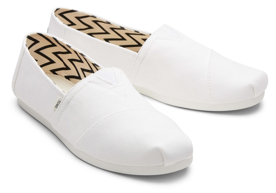 Alpargata Recycled Cotton Canvas Toms White