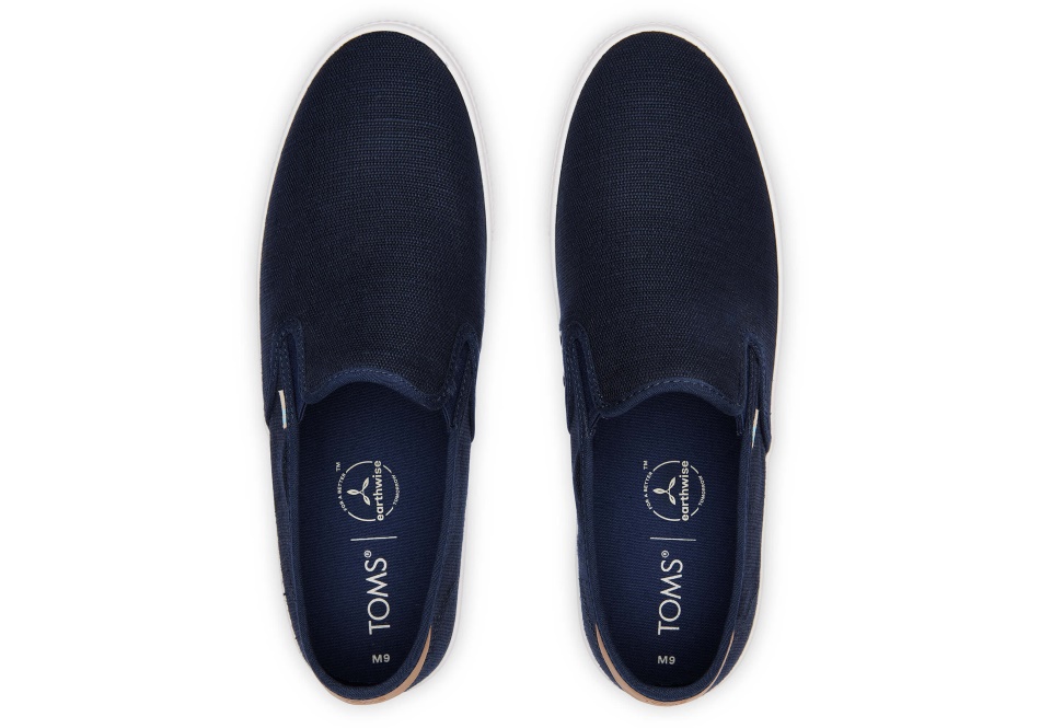 Toms Baja Slip On Navy