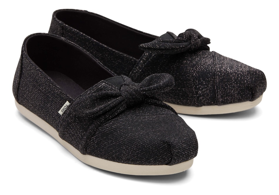 Toms Alpargata Glimmer Black Glimmer