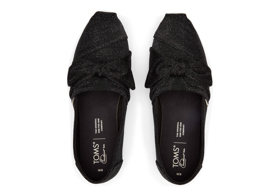 Toms Alpargata Glimmer Black Glimmer