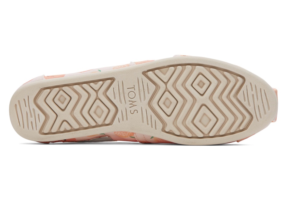 Toms Alpargata Paper Source Peach