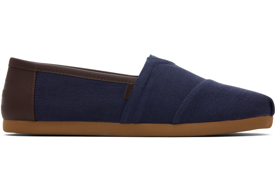 Toms Alpargata Synthetic Trim Deep Navy