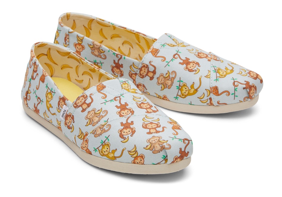 Toms Alpargata Monkeys Blue Monkeys