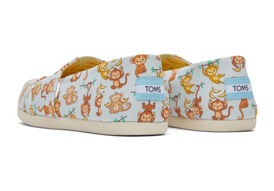 Toms Alpargata Monkeys Blue Monkeys