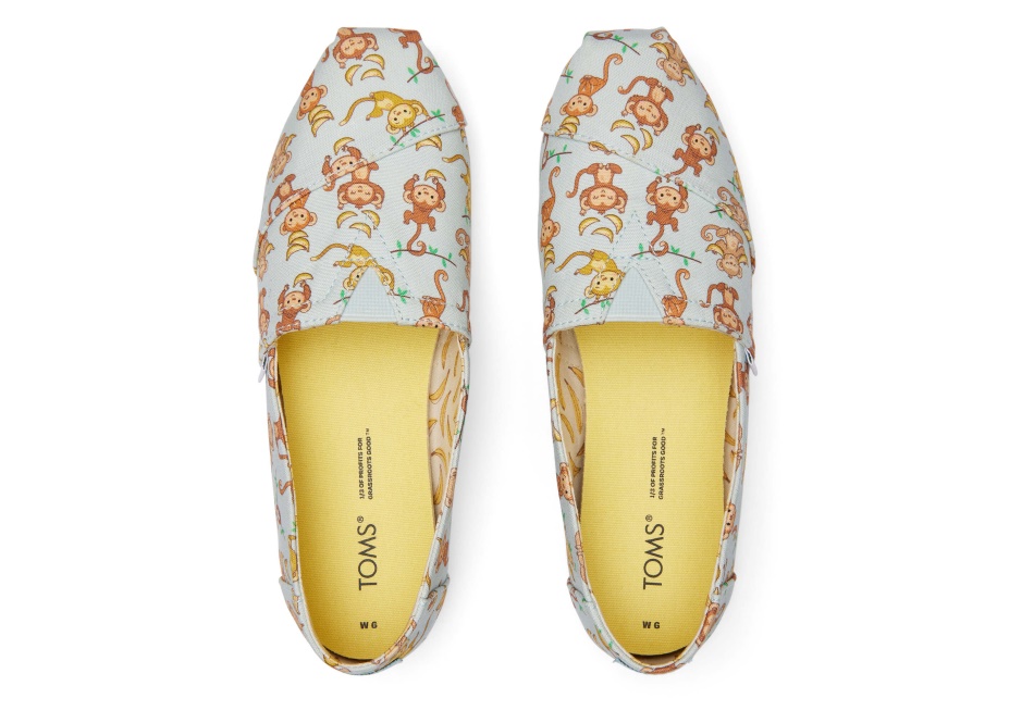 Toms Alpargata Monkeys Blue Monkeys