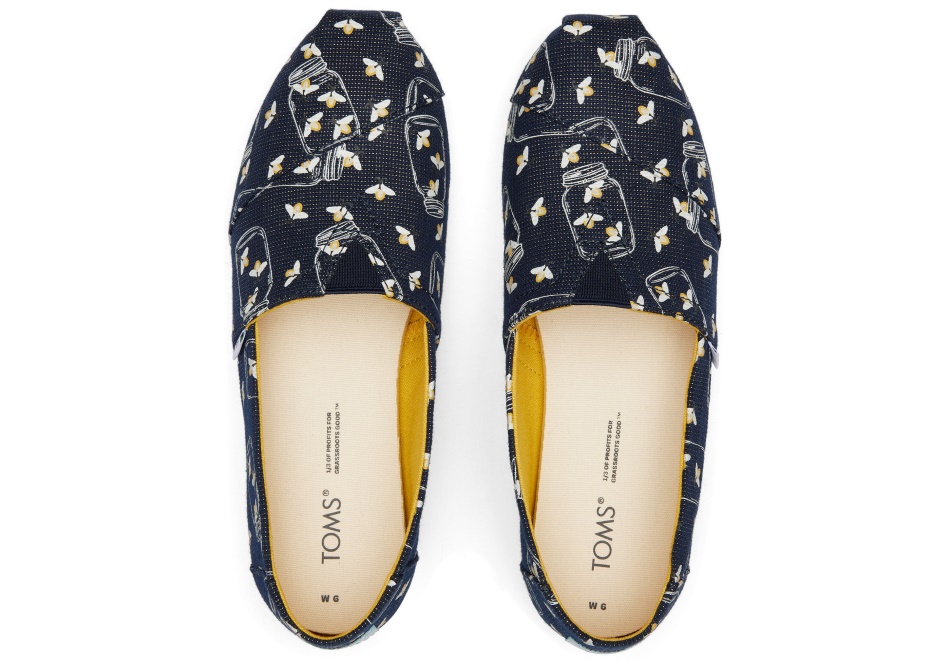 Toms Alpargata Fireflies Navy Glitz