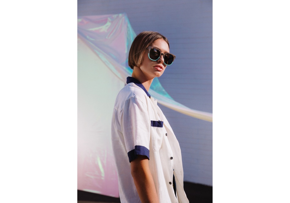 Toms Juniper Matte Black Honey Tortoise Fade W- Soft Touch Finish