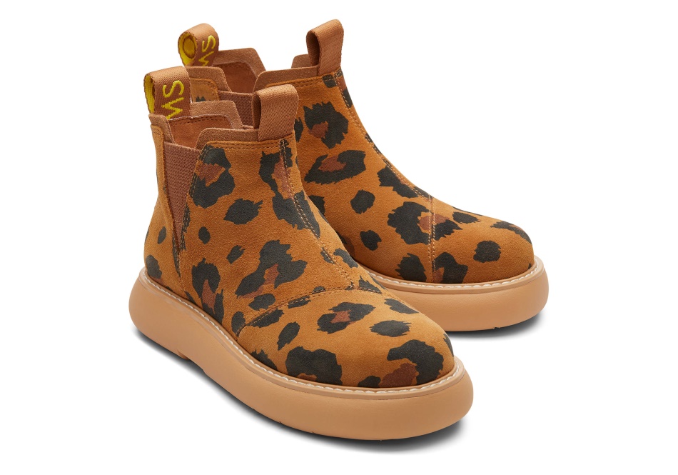 Toms Mallow Chelsea Brown Leopard