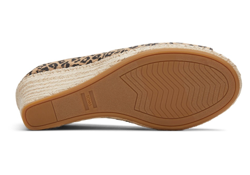 Toms Michelle Wedge Heel Mini Leopard
