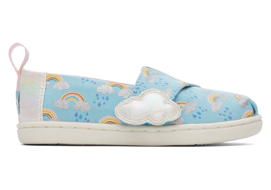 Toms Tiny Blue Weather Foil Print Blue Foil