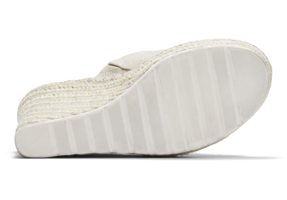 Toms Monica Mule Wedge Heel Natural